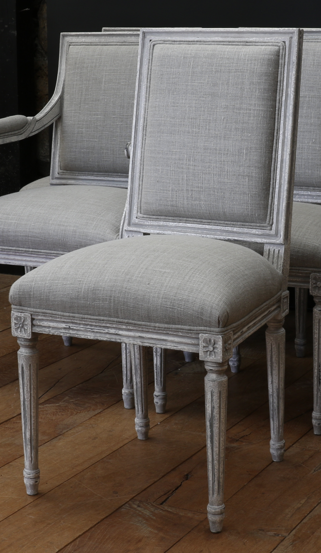 Louis XVI Style French Dining Chairs